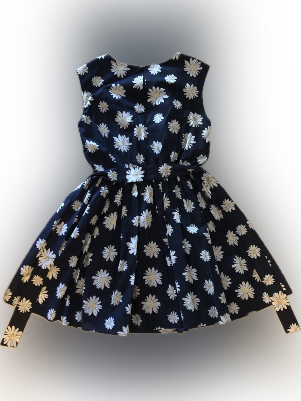 Mayoral Navy and White Daisy Print Dress